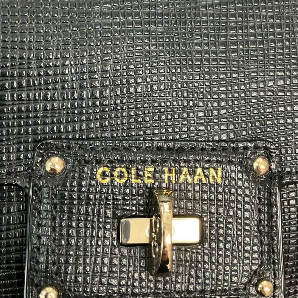 COLE HAAN Jozie Smart Phone Crossbody Black Bag Matching dust Bag - Picture 7 of 8